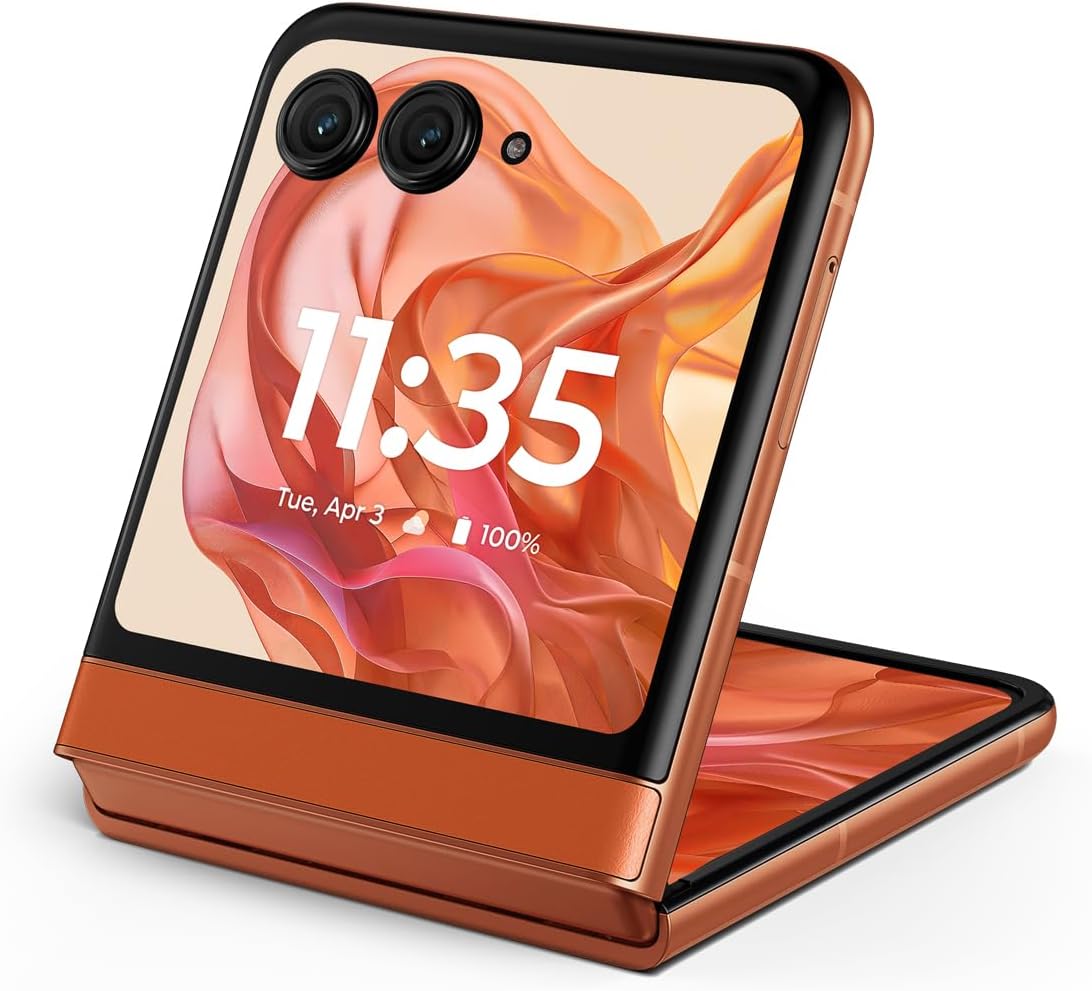Motorola razr 2024 Unlocked 50MP Camera in Spritz Orange