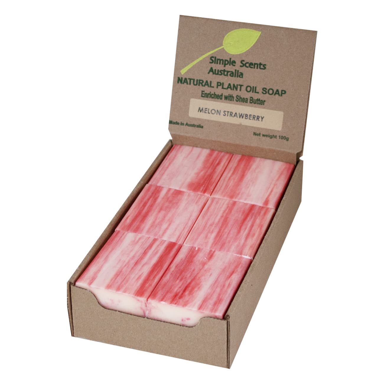 Melon Strawberry Scented Natural Soap Bars for Luxurious Skin