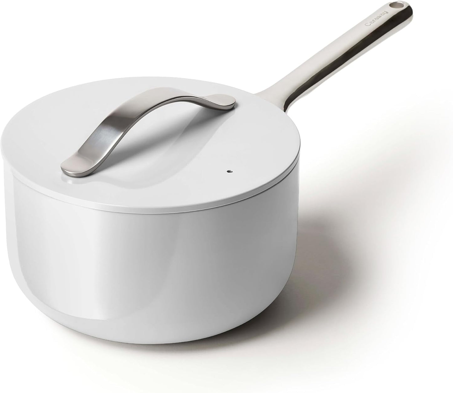 Caraway Nonstick Ceramic Sauce Pan 3 qt - Safe & Durable Cookware