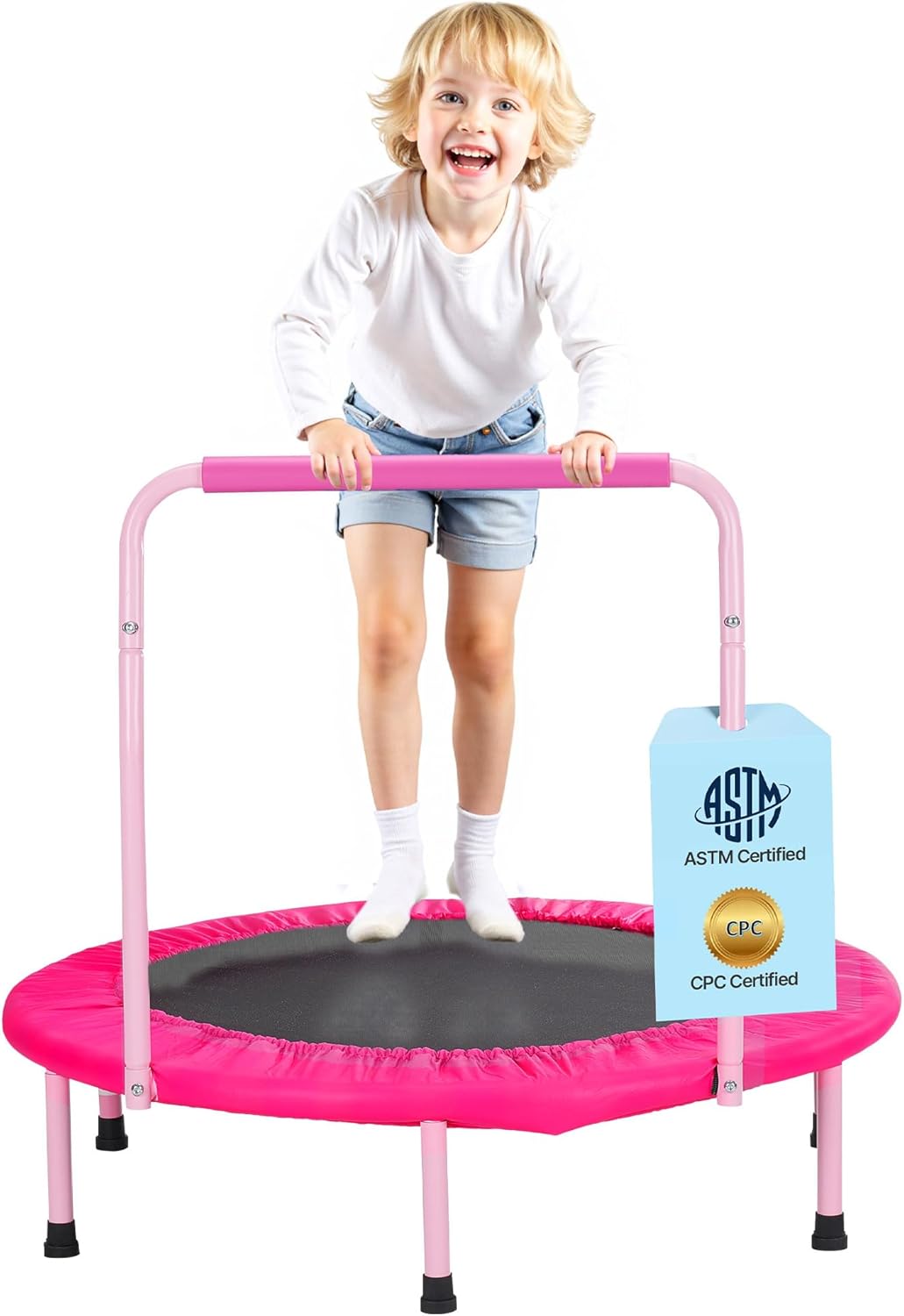 VEVOR 3FT Trampoline for Toddlers - Indoor/Outdoor Fun