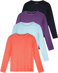 Women's UPF 50+ Quick Dry Fit Sun Shirts 4 Pack - Long (Style WWPQ)