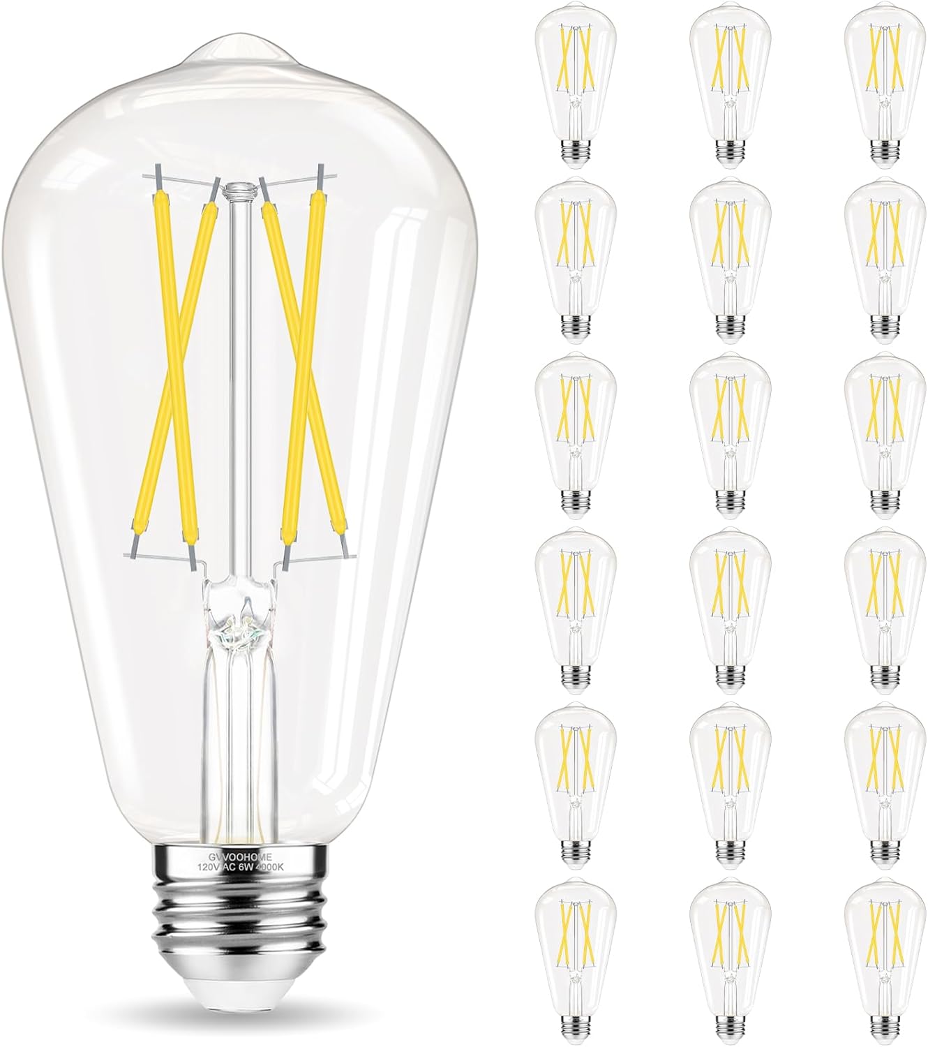 Edison Bulbs 60 Watt Equivalent LED for Bright Lighting Needs