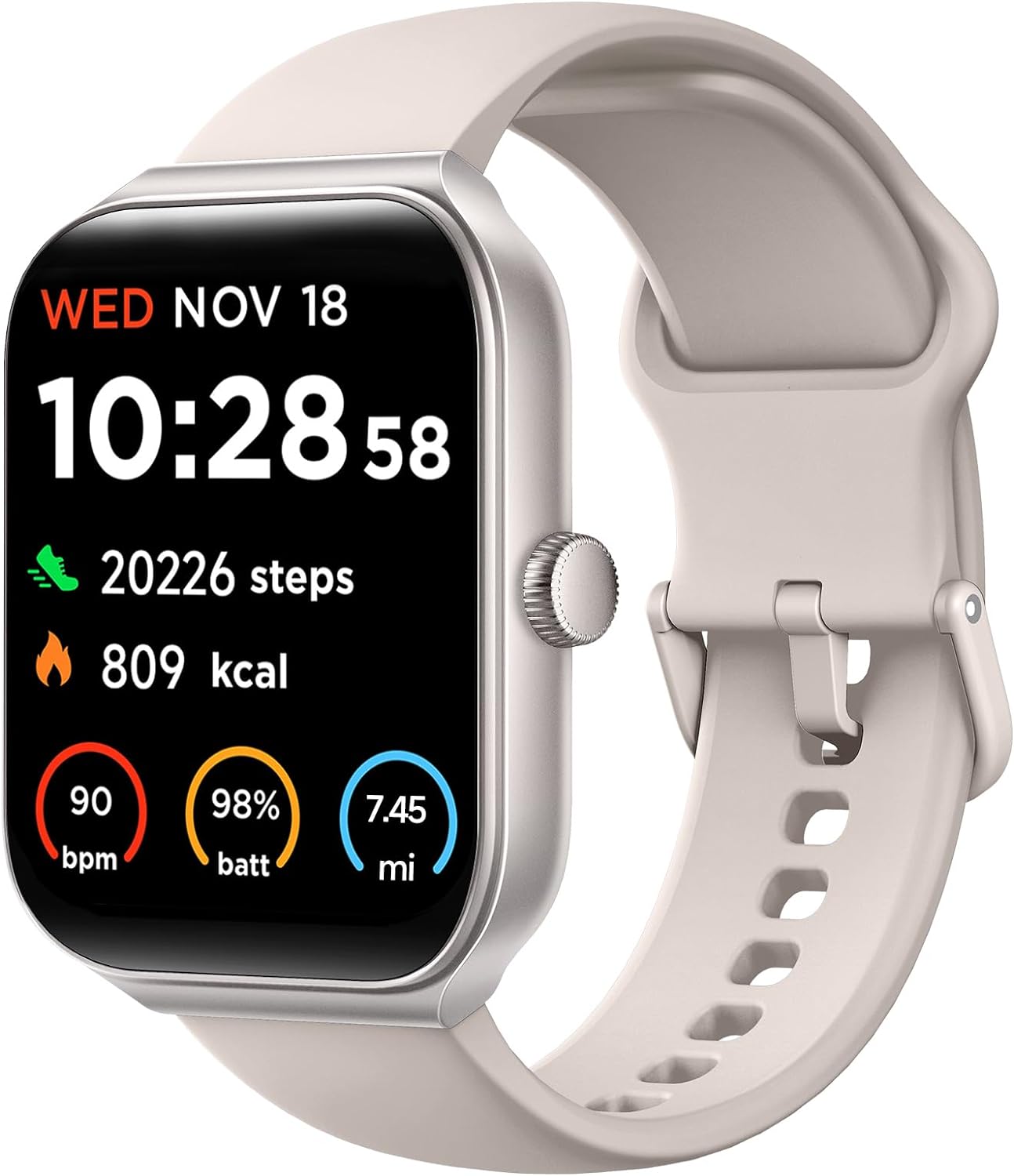 Smart Watch for Men Women with Alexa Built-in and Fitness Tracker