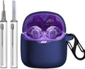 Case Compatible with JBL Tune Flex Earbuds - Soft Silicone Cover (Navy