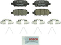 BOSCH QuietCast Ceramic Rear Brake Pad Set - Quiet, Durable Stops