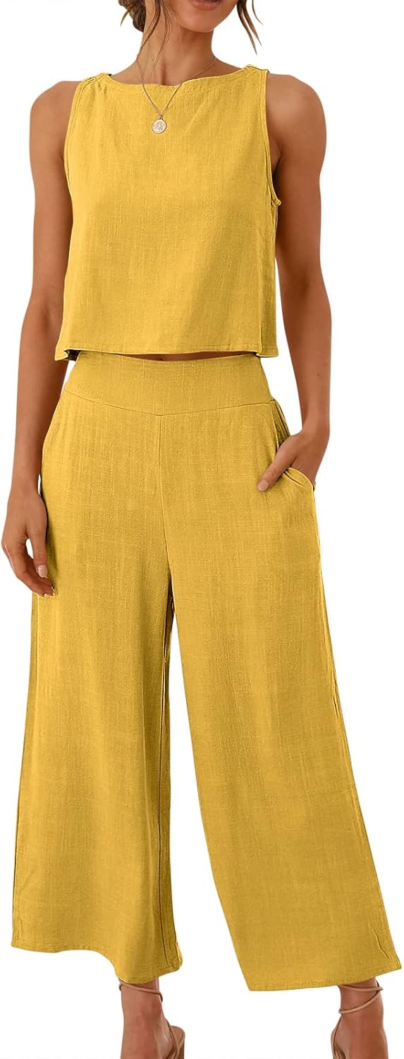 Stylish Women's Summer 2 Piece Outfits for Beach Travel Fun