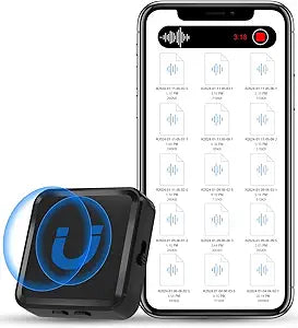 128GB Voice Activated Recorder Device with DSP Noise Cancellation