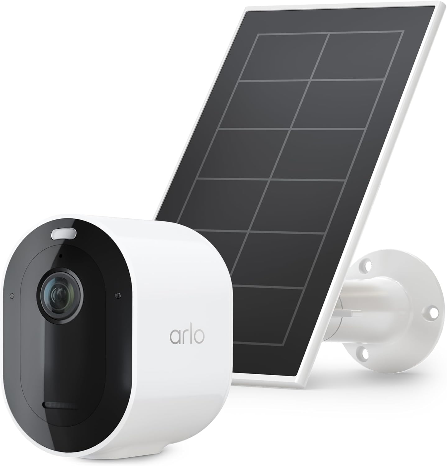 Arlo Pro 5S Spotlight Security Camera with Solar Panel Bundle