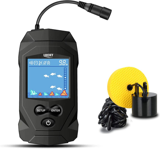 LUCKY Portable Fish Finder Kit for Kayak and Boat Fishing