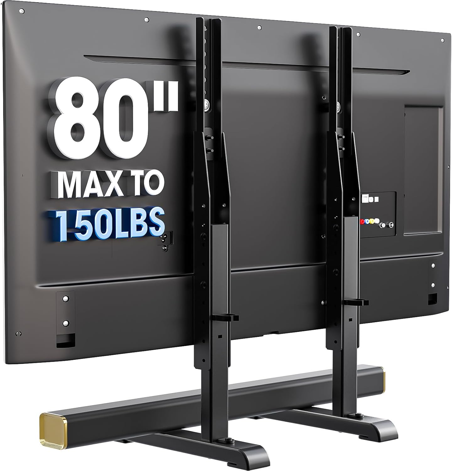 Sturdy Universal TV Stand - 7 Height Adjustments, Holds up to 150lbs