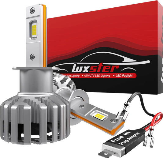 LUXSTER HolyKnight H1 LED Light Bulbs - 30000lm Super Bright