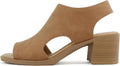 CITYCLASSIFIED Elect Womens Peep Toe Laser Cut Caged Slingback
