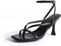 DREAM PAIRS Strappy Low Kitten Heels for Women - Elegant Everyday PU