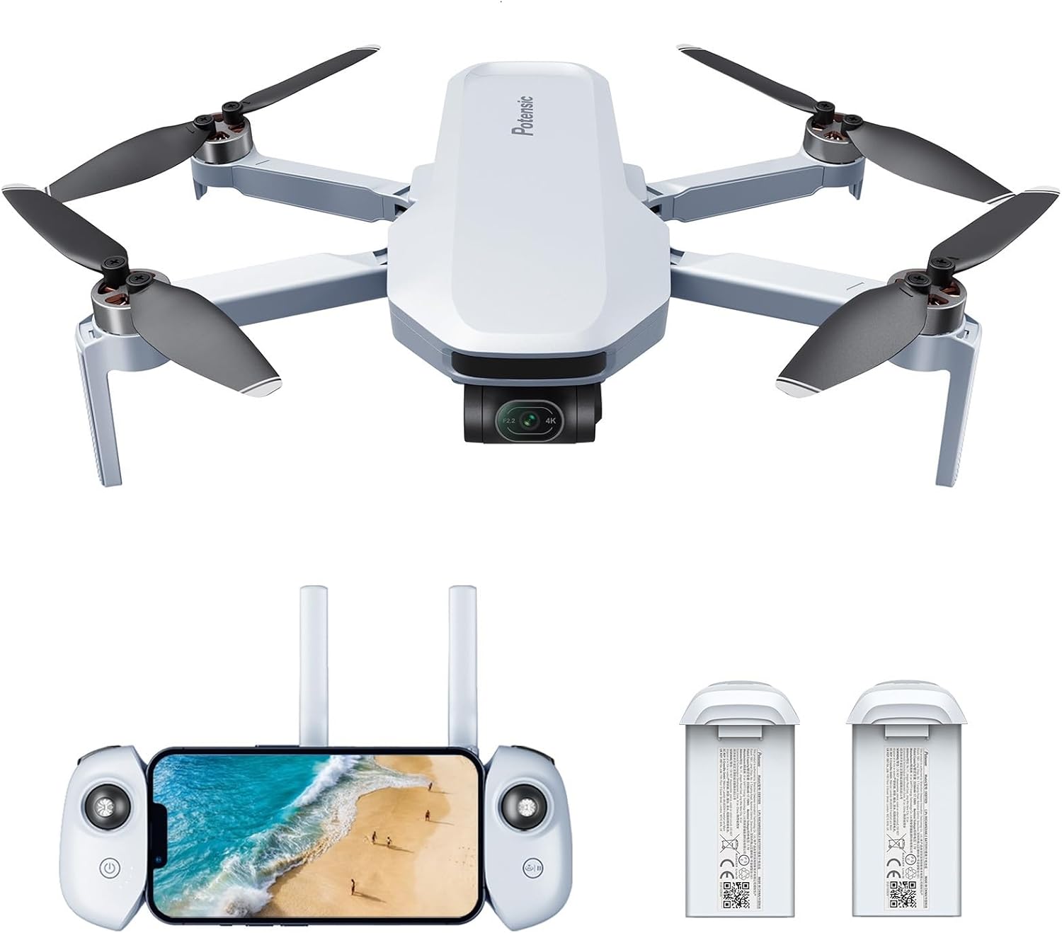 Potensic ATOM Drone with 4K Camera and 64 Mins Flight Time