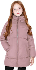 Girls Winter Coats Medium Length Warm Jacket - Heavyweight Protection