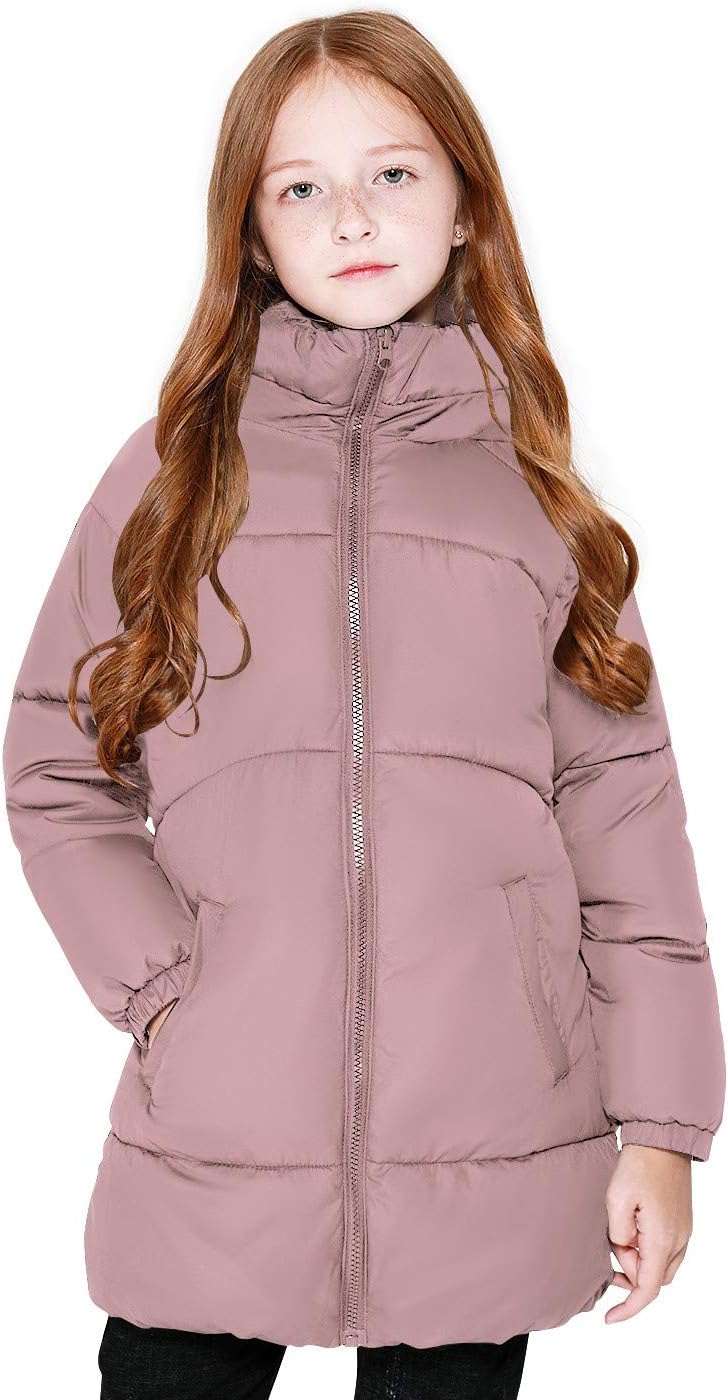 SOLOCOTE Girls Winter Coats Heavyweight Warm Jackets for Kids