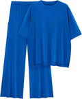 KIRUNDO Womens 2 Piece Outfits Summer Lounge Set - Comfortable Fit 16