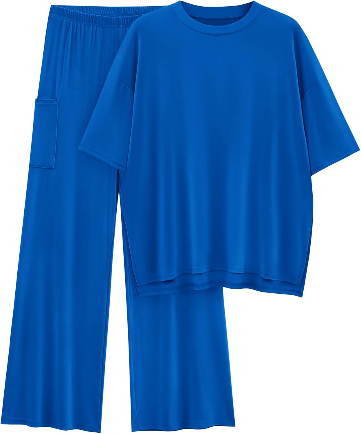 KIRUNDO Womens 2 Piece Outfits for Summer Casual Comfort