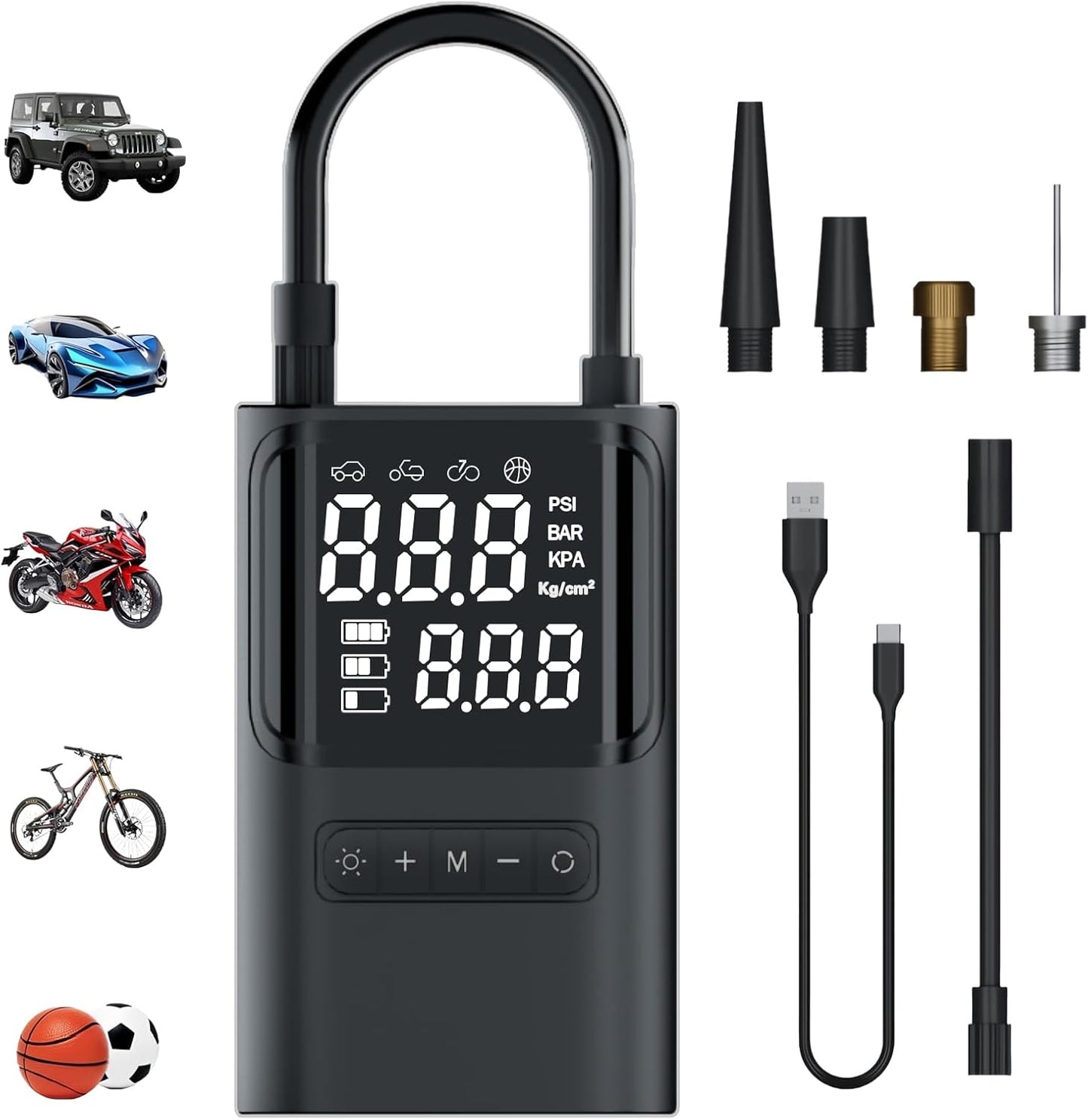 LeCoirrax Cordless Tire Inflator - Portable Power!