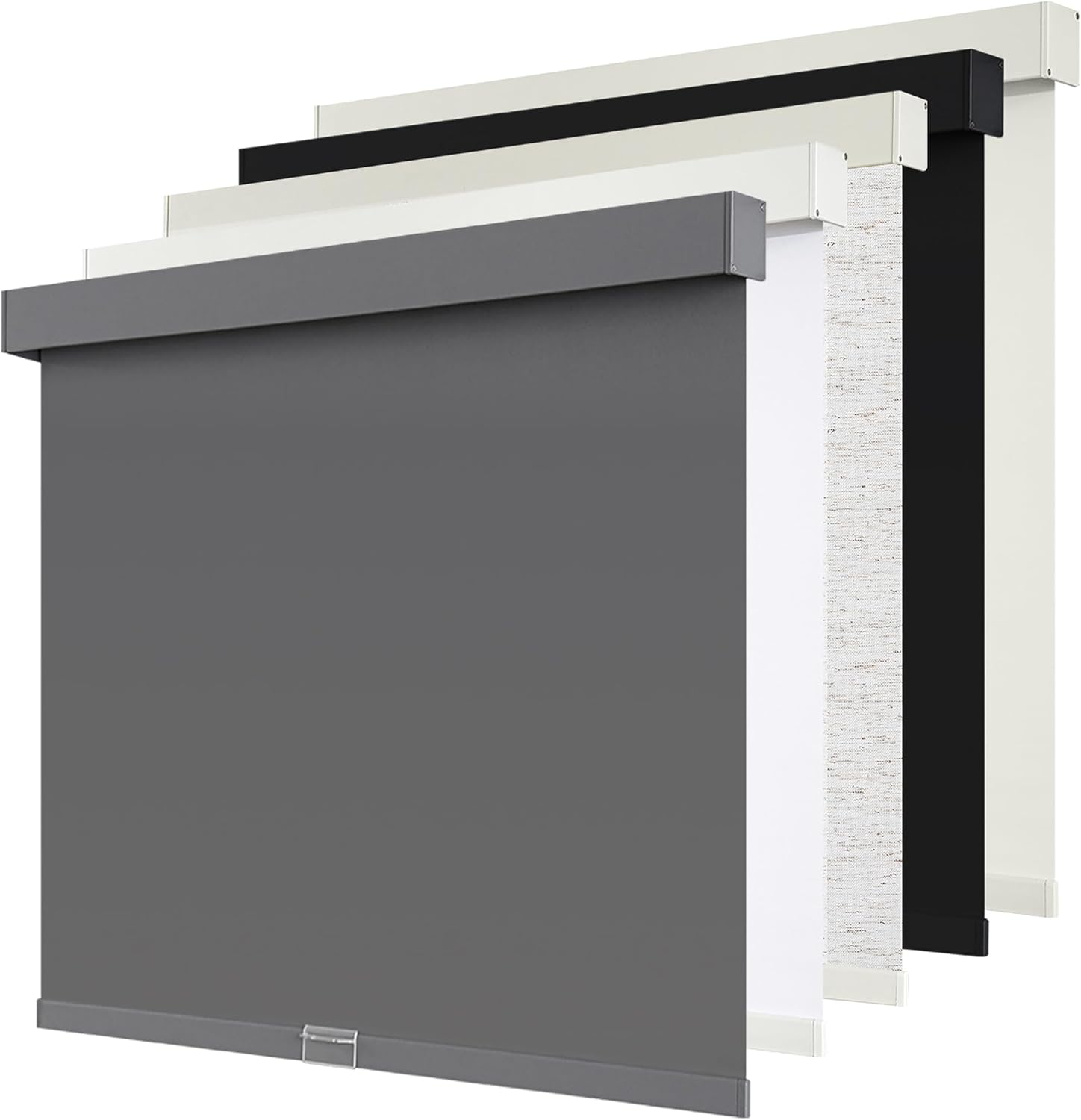 Cordless Blackout Roller Shades Blinds for Windows Free-Stop