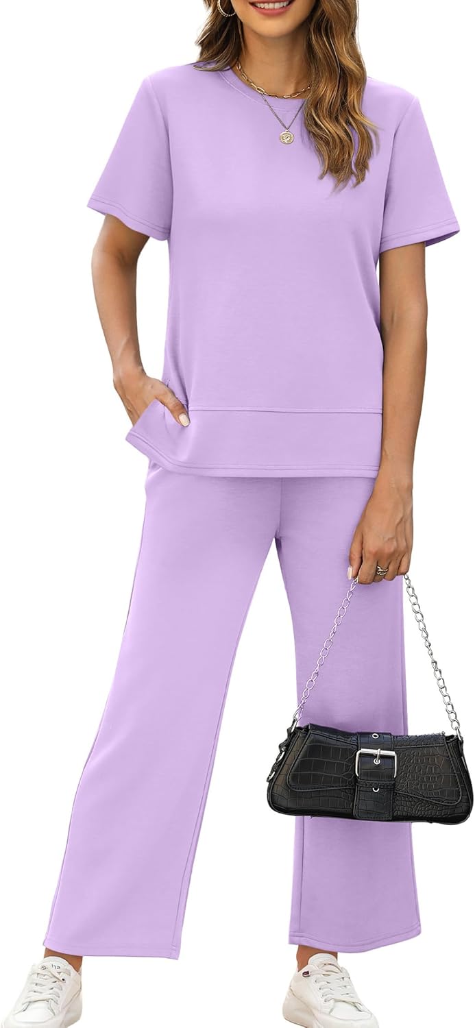 XIEERDUO Women's 2 Piece Lounge Set for Travel and Comfort