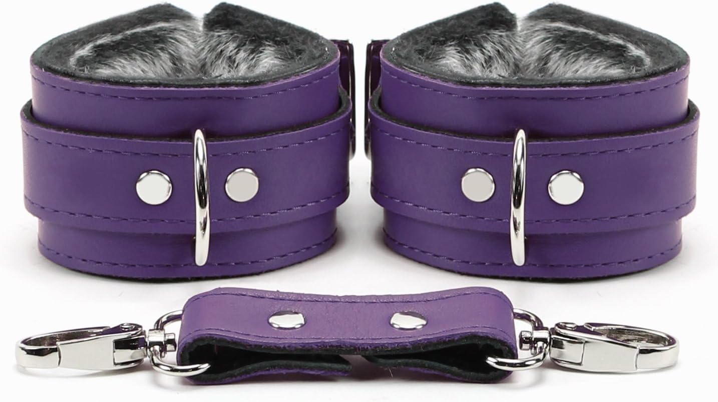 VP Leather Barcelona Cuffs: Premium BDSM Restraints for Couples