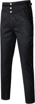 VATPAVE Mens Gothic Pants Cosplay Trousers - Slim Victorian Style 65%