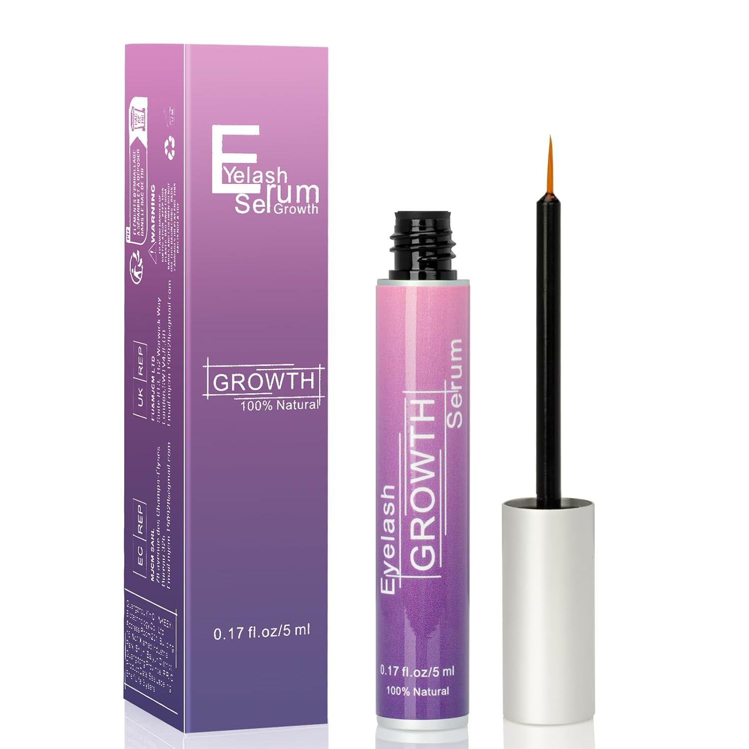 Premium Eyelash Growth Serum for Longer and Thicker Lashes