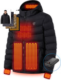 iHood Men's Heated Jacket With 12V Battery Pack - Hands & Core Warmth