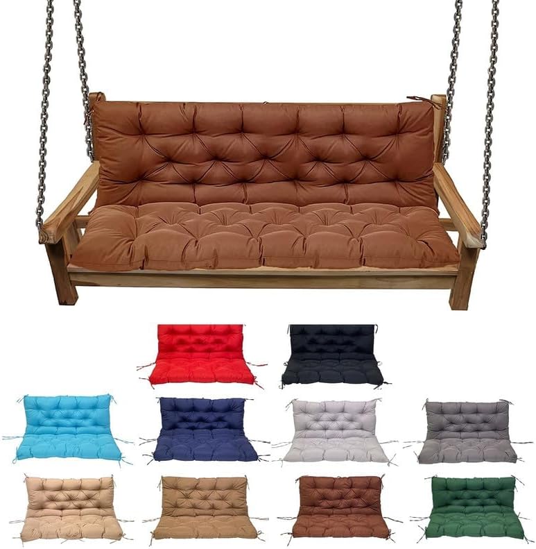 Swing Cushion Replacement for Outdoor Porch Waterproof Comfort