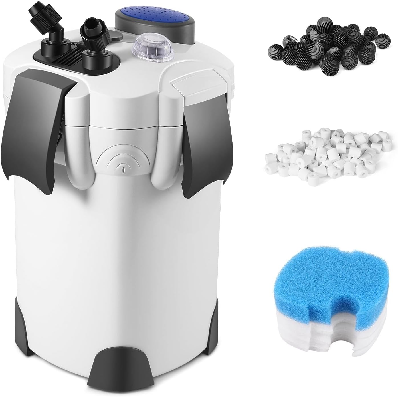 Flexzion Aquarium Canister Filter for 100 Gallon Fish Tanks