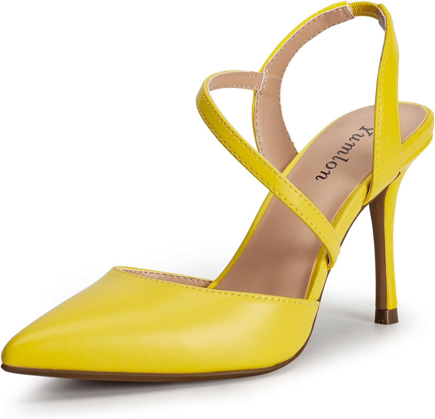 Closed Toe Slingback Heels for Women - Stylish Stiletto Pumps