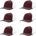 Richardson 112 Classic Six-Panel Trucker Cap - Durable (Style 4DNF)