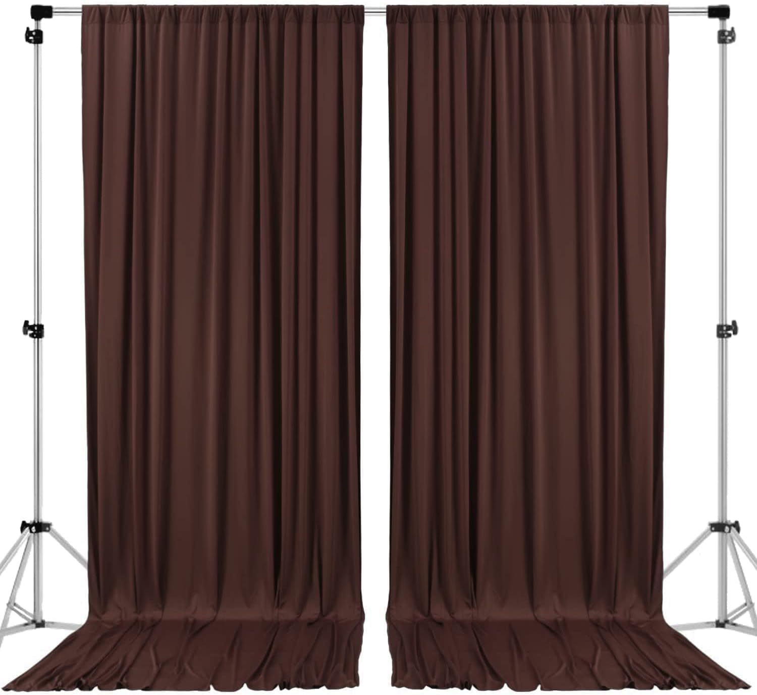10ft x 10ft Brown IFR Polyester Backdrop by AK TRADING CO