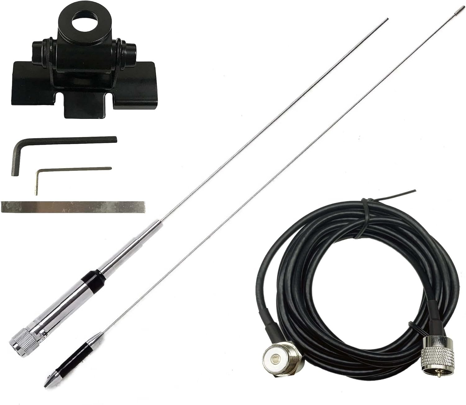 Car Antenna 38 Inch Mobile Radios Antenna for Ham Radio Use