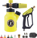 REALYOU Pressure Washer Gun with Foam Cannon for Car Wash