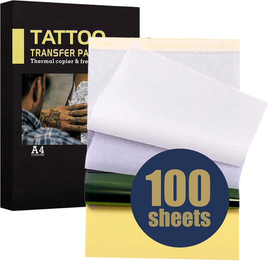 Easy Tattoo Transfers: 100 Sheets A4 Size Thermal Stencil Paper