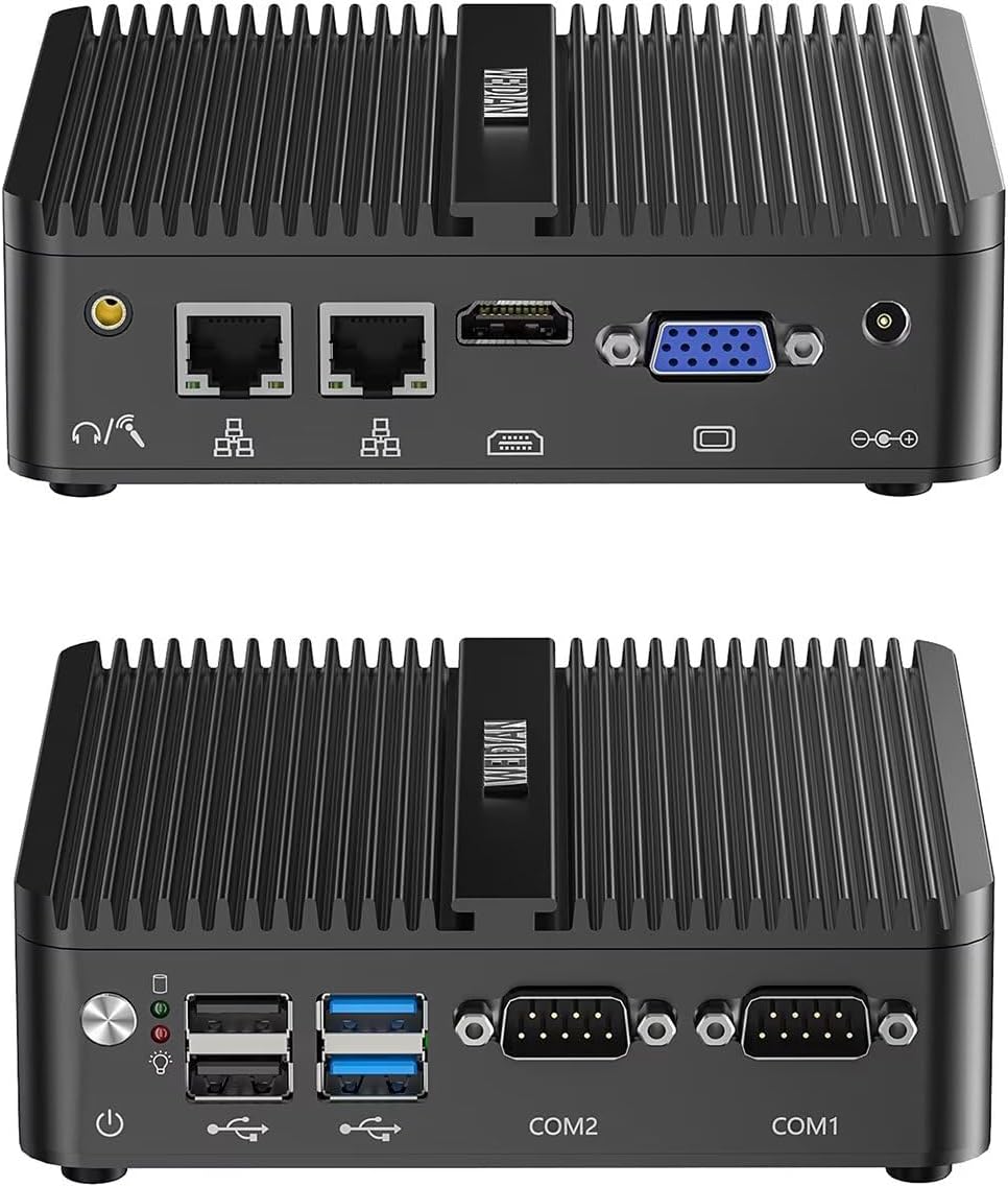 WEIDIAN Fanless Mini PC with N100 Processor for 4K Streaming