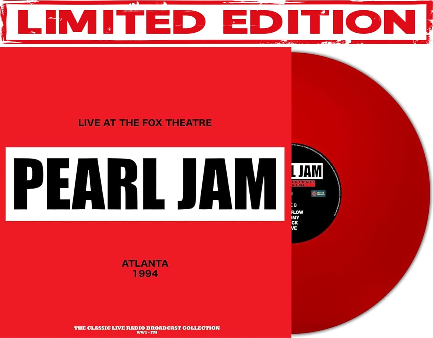 PEARL JAM Live at the Fox Theatre 1994 Limited Coloured Edition