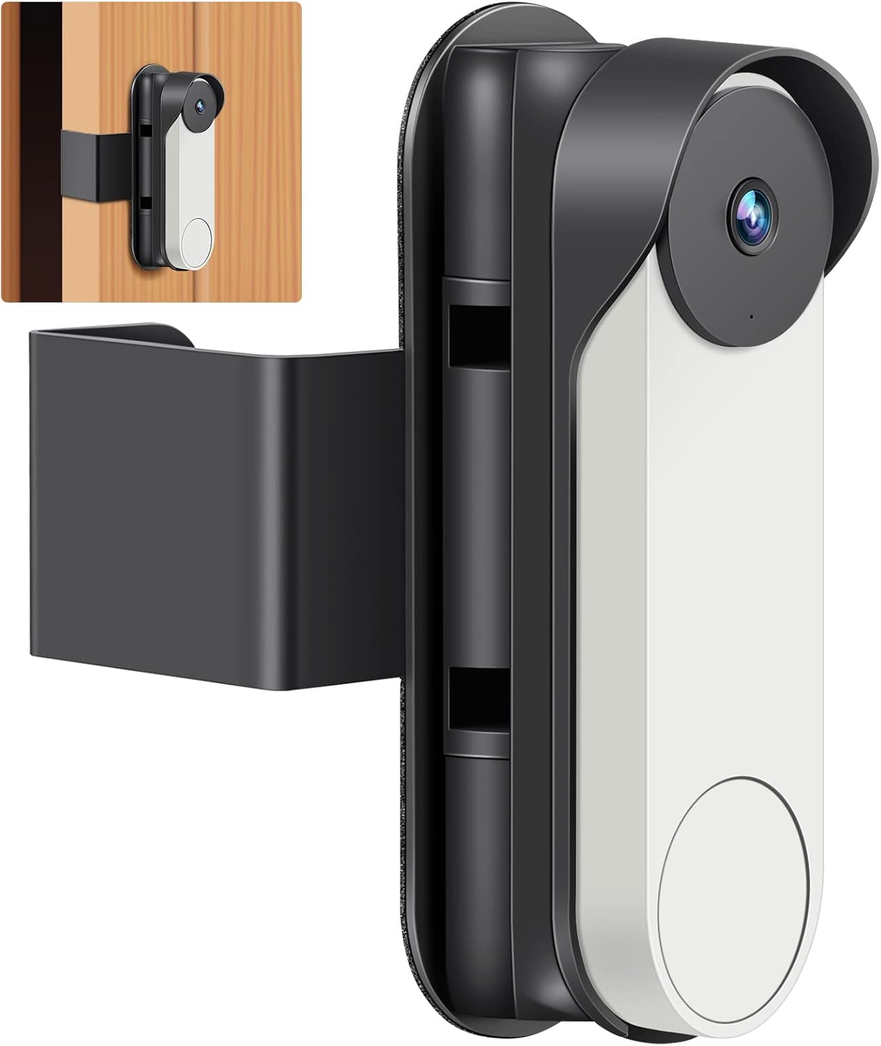 SMOUNT Adjustable No-Drill Doorbell Mount