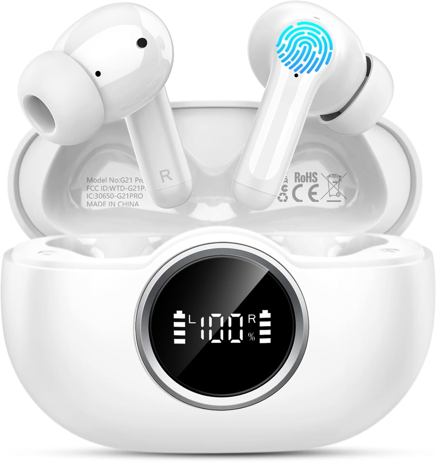 Wireless Earbuds with 40+ Hours Playtime and Hi-Fi Sound