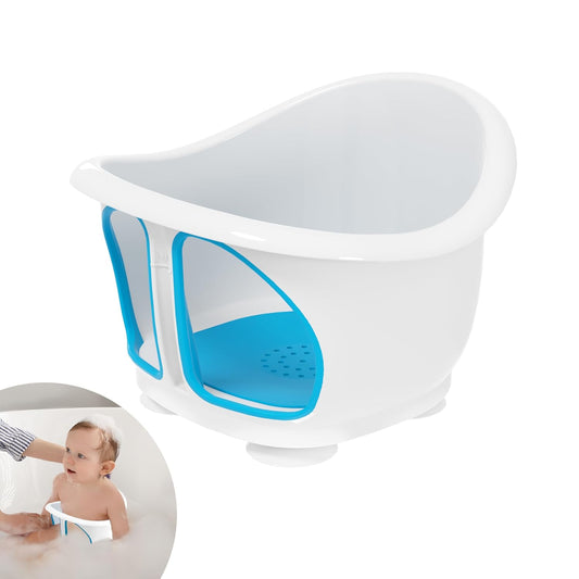 Secure Baby Bath Seat, Non-Slip, 6-18 Months, Royal Blue