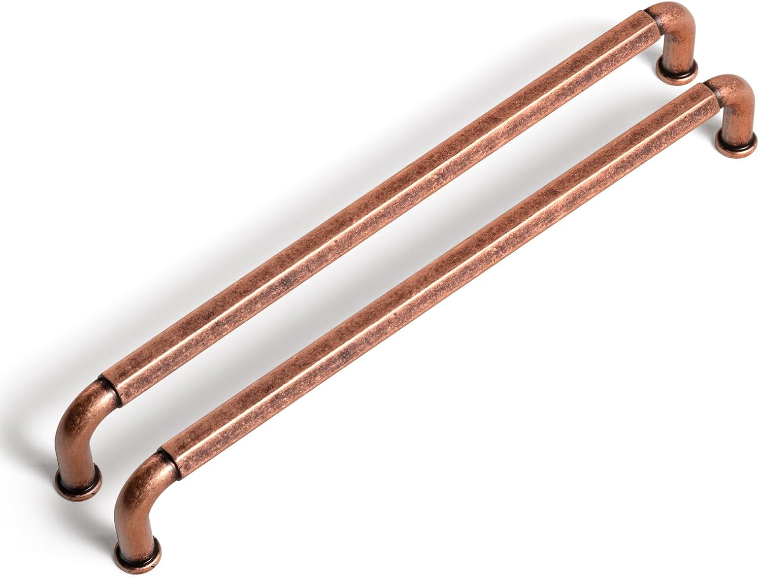 Antique Copper 7-1/2 Inch Cabinet Pulls for Kitchen Drawers