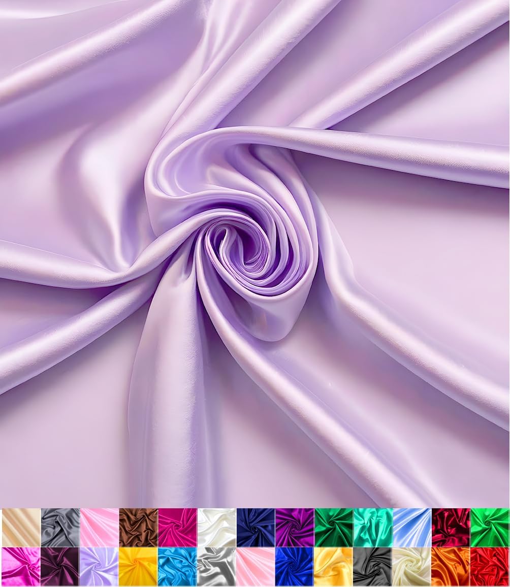 Luxurious Shiny Satin Fabric for Elegant Sewing and Crafts