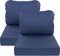 Outdoor Deep Seat Cushions for Patio Furniture, Waterproof & Stylish