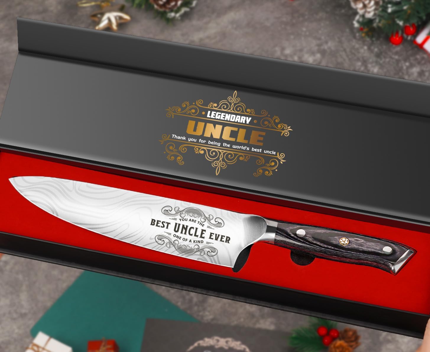 Best Uncle Ever Gifts for Men: Professional German Chef Knife