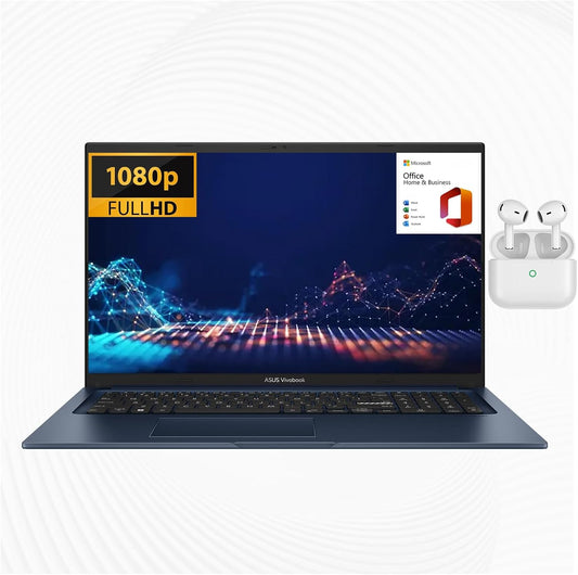 ASUS Vivobook 17.3 Laptop - Lifetime Office | 6-Core Intel | 40GB RAM, 2TB SSD