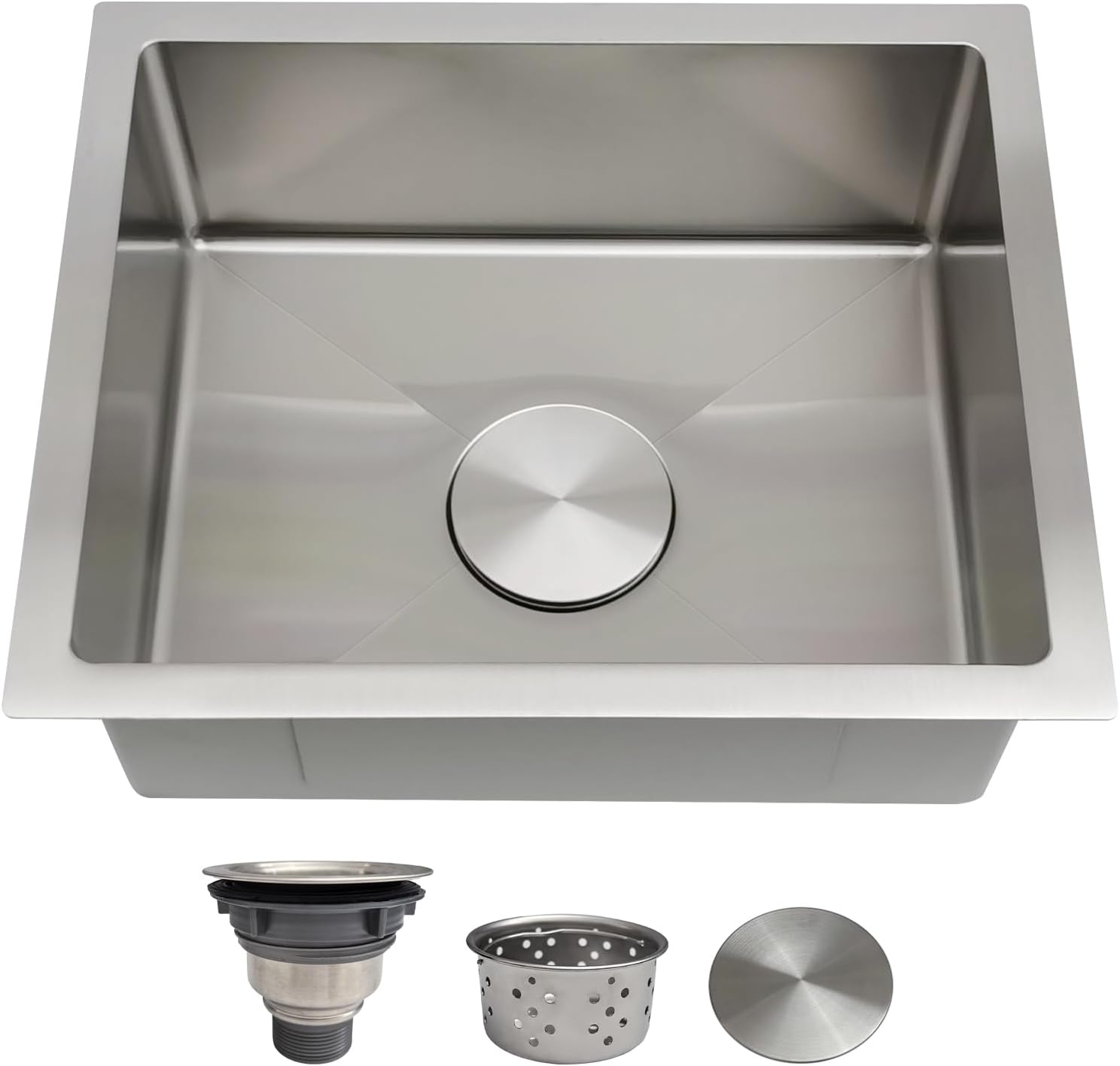 15x18 Inch Bar Sink Undermount for Outdoor and RV Use