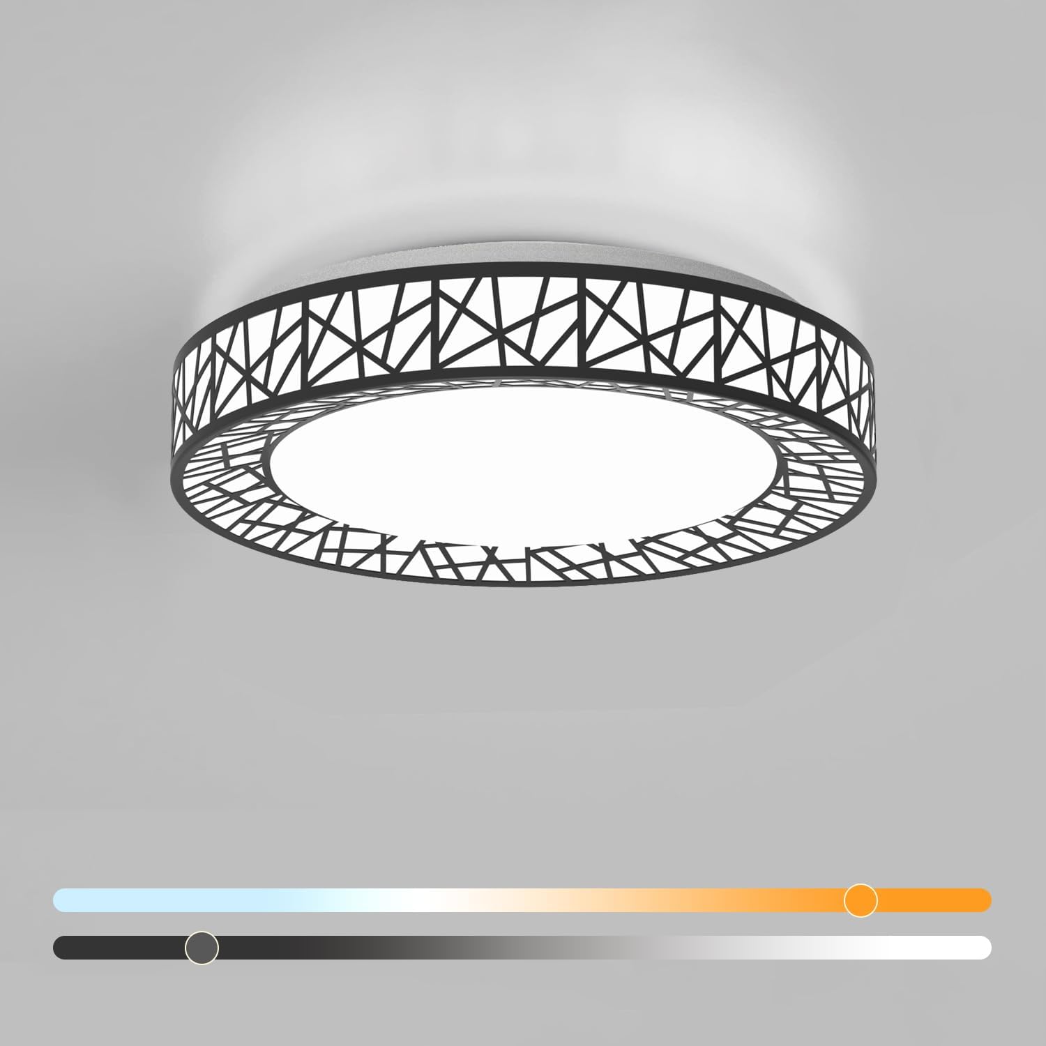 14 Inch Flush Mount Ceiling Light Fixture for Modern Spaces