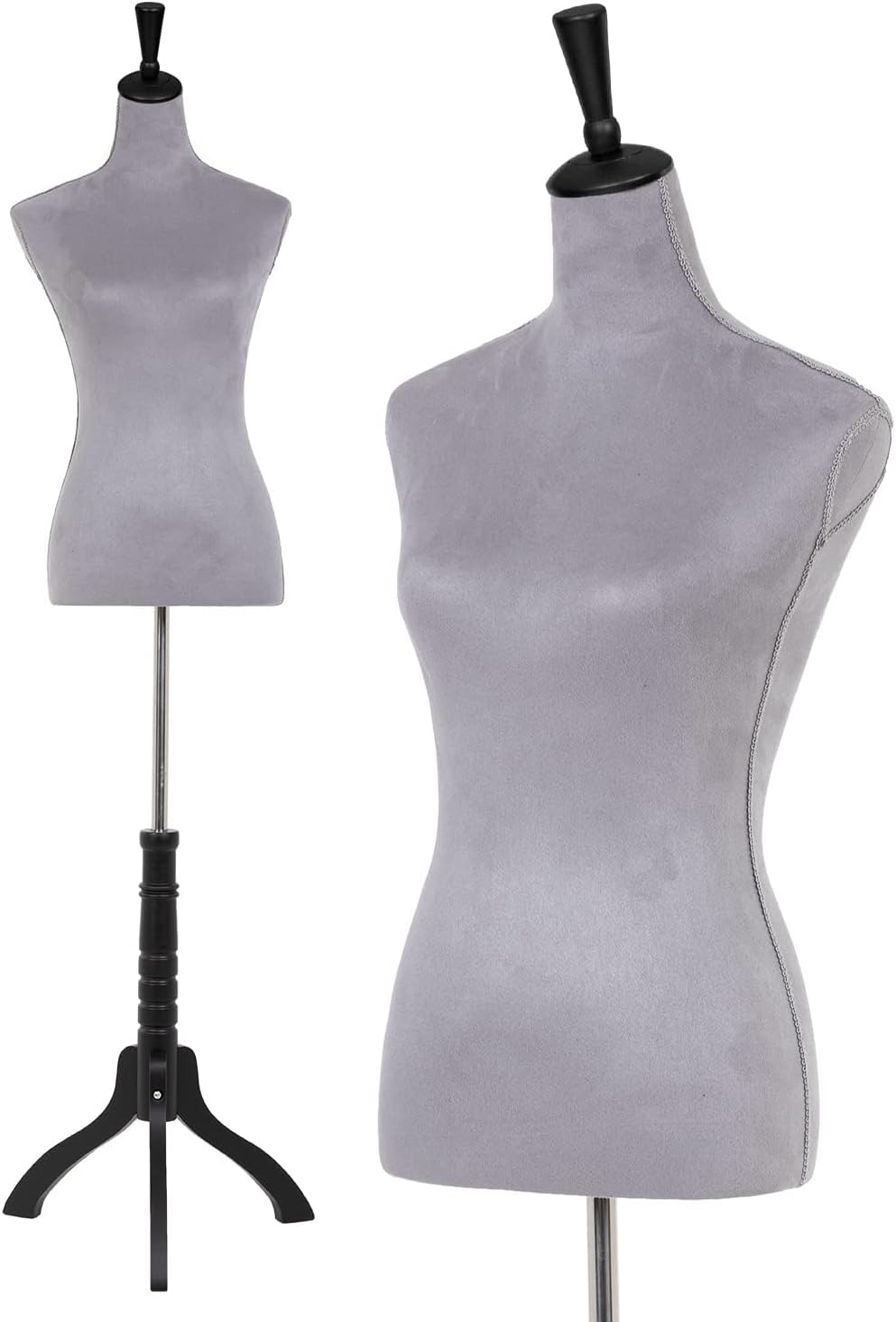 Height Adjustable Female Mannequin Torso for Clothing Display